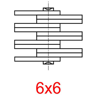 Сочетание пластин - Цепь П-38,1-435-1-3